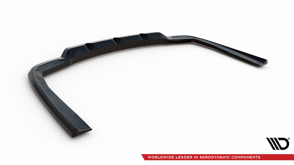 Maxton Design Street+ Mittlerer Diffusor RACE passend für Mercedes-Benz S Coupe AMG-Line C217 Facelift schwarz Hochglanz