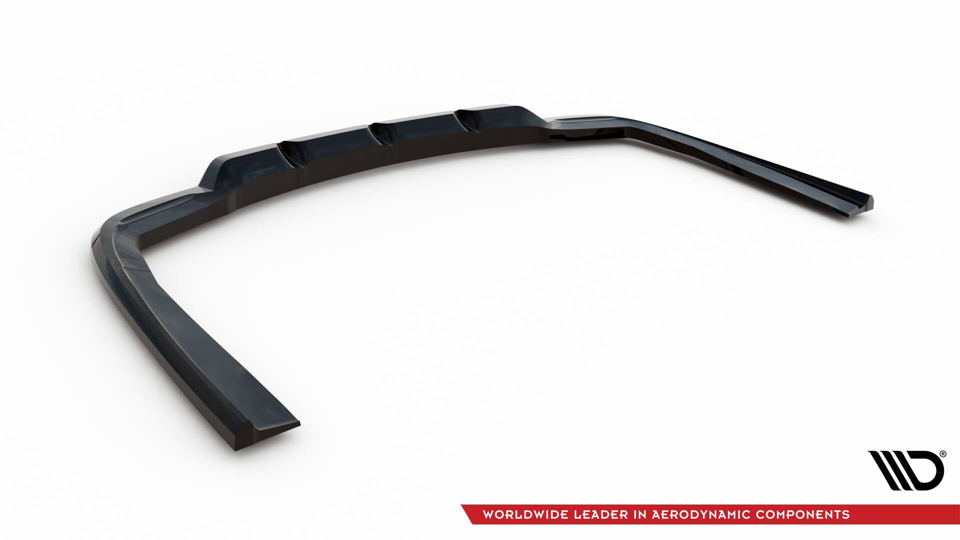Maxton Design Street+ Mittlerer Diffusor RACE passend für Mercedes-Benz S Coupe AMG-Line C217 Facelift schwarz Hochglanz