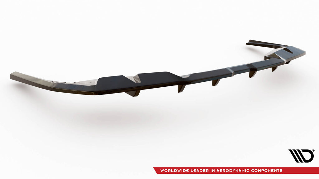Maxton Design Street+ Mittlerer Diffusor RACE passend für V.1 BMW i4 M-Paket G26 schwarz Hochglanz