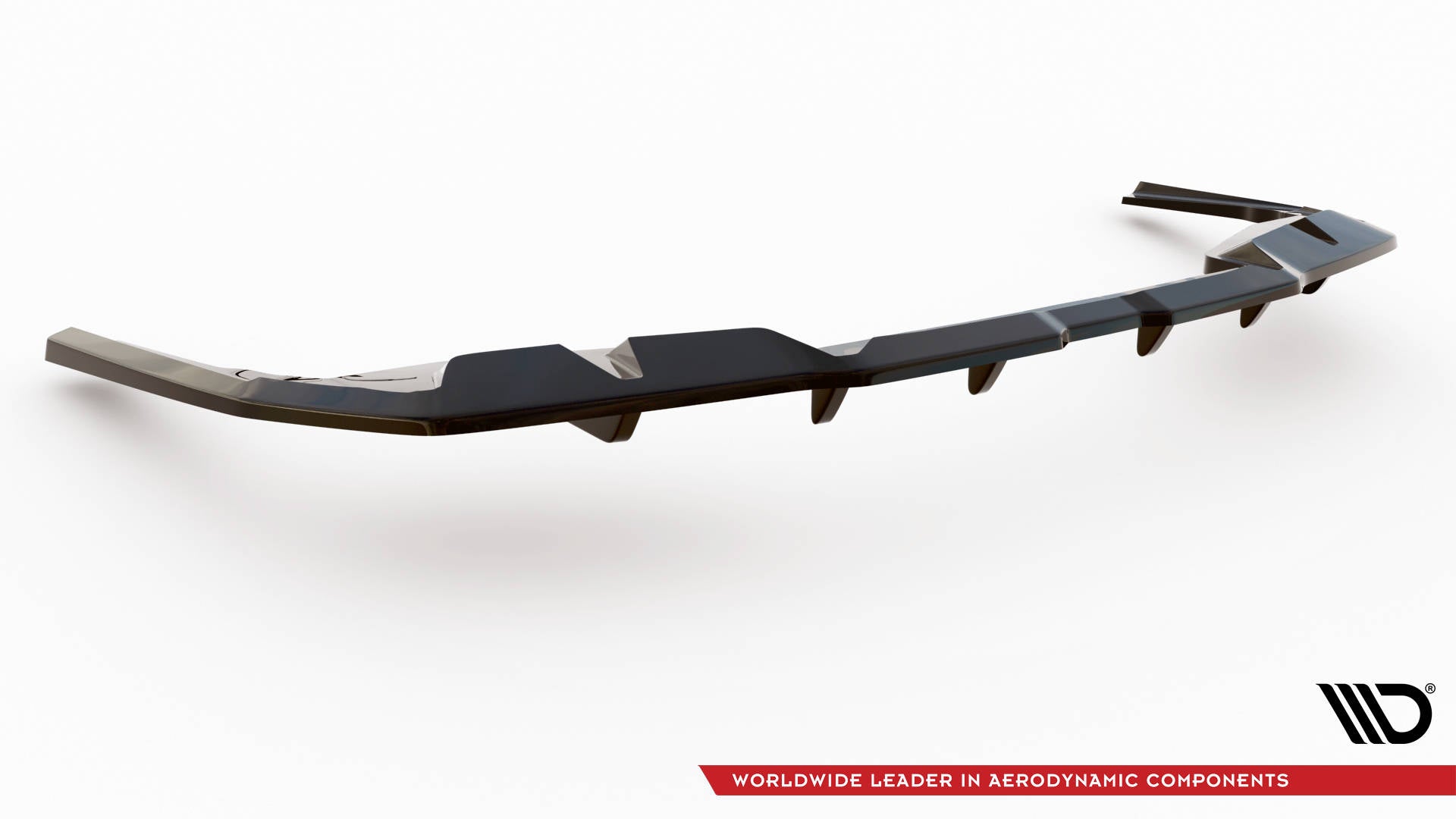 Maxton Design Street+ Mittlerer Diffusor RACE passend für V.1 BMW i4 M-Paket G26 schwarz Hochglanz