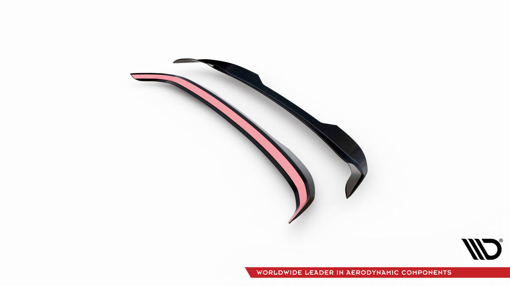 Maxton Design Höher Spoiler CAP passend für Honda Civic Sport Mk 10 schwarz Hochglanz