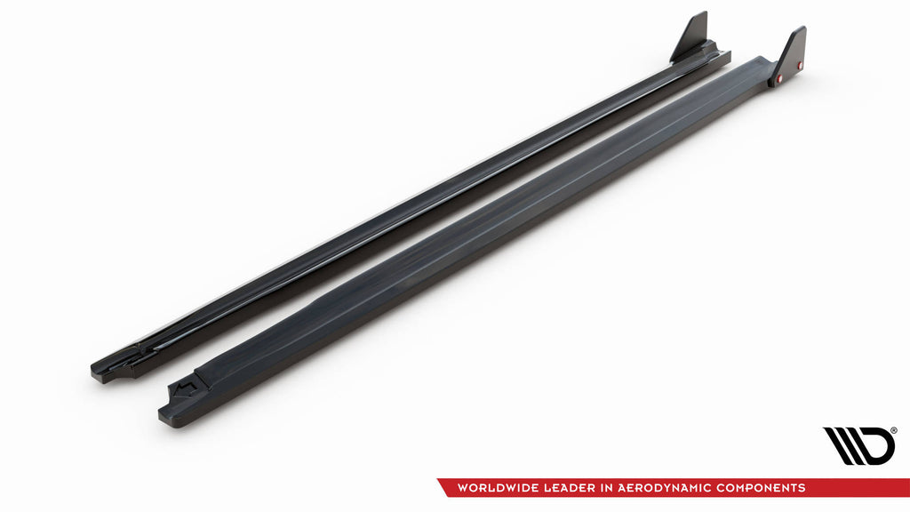 Maxton Design Seitenschweller Ansatz für + Flaps Peugeot 208 GT Mk2