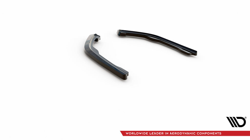 Maxton Design Heck Ansatz Flaps Diffusor V.2 passend für BMW 2 Coupe M-Paket G42 schwarz Hochglanz