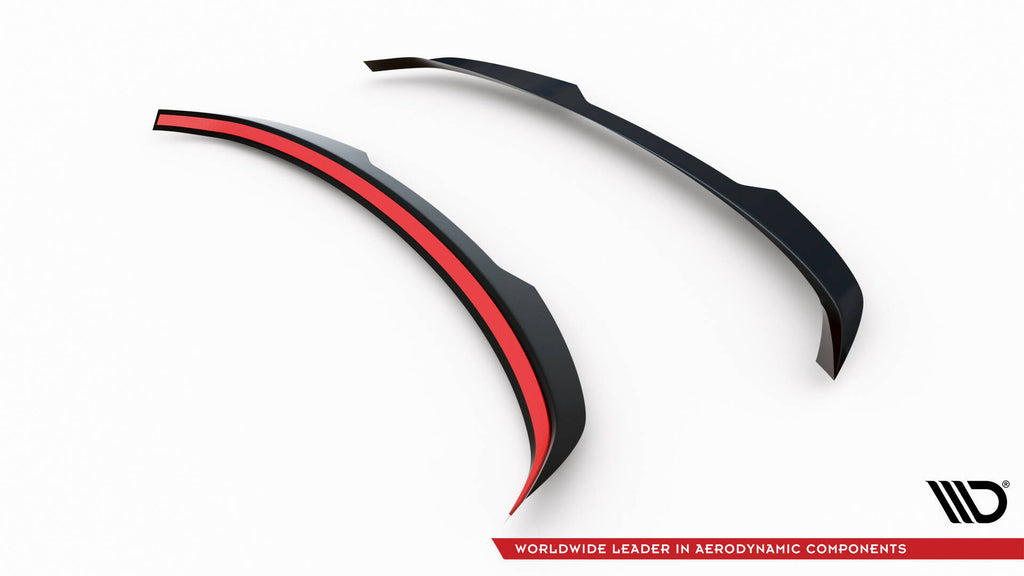 Maxton Design Spoiler CAP passend für Mercedes-Benz CLA Shooting Brake 45 AMG / AMG-Line C117 schwarz Hochglanz