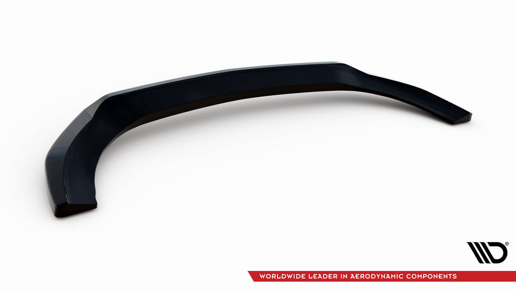 Maxton Design Street+ Spoilerlippe Front Ansatz V.2 passend für Mercedes-Benz V-Klasse W447 Facelift schwarz Hochglanz
