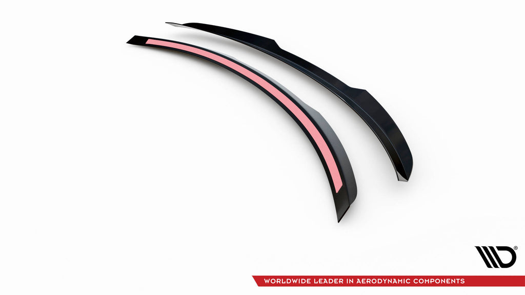 Maxton Design Spoiler CAP passend für Infiniti Q50 S Mk1 schwarz Hochglanz