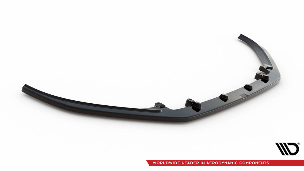Maxton Design Street+ Spoilerlippe Front Ansatz passend für Mazda 3 Mk3 schwarz Hochglanz