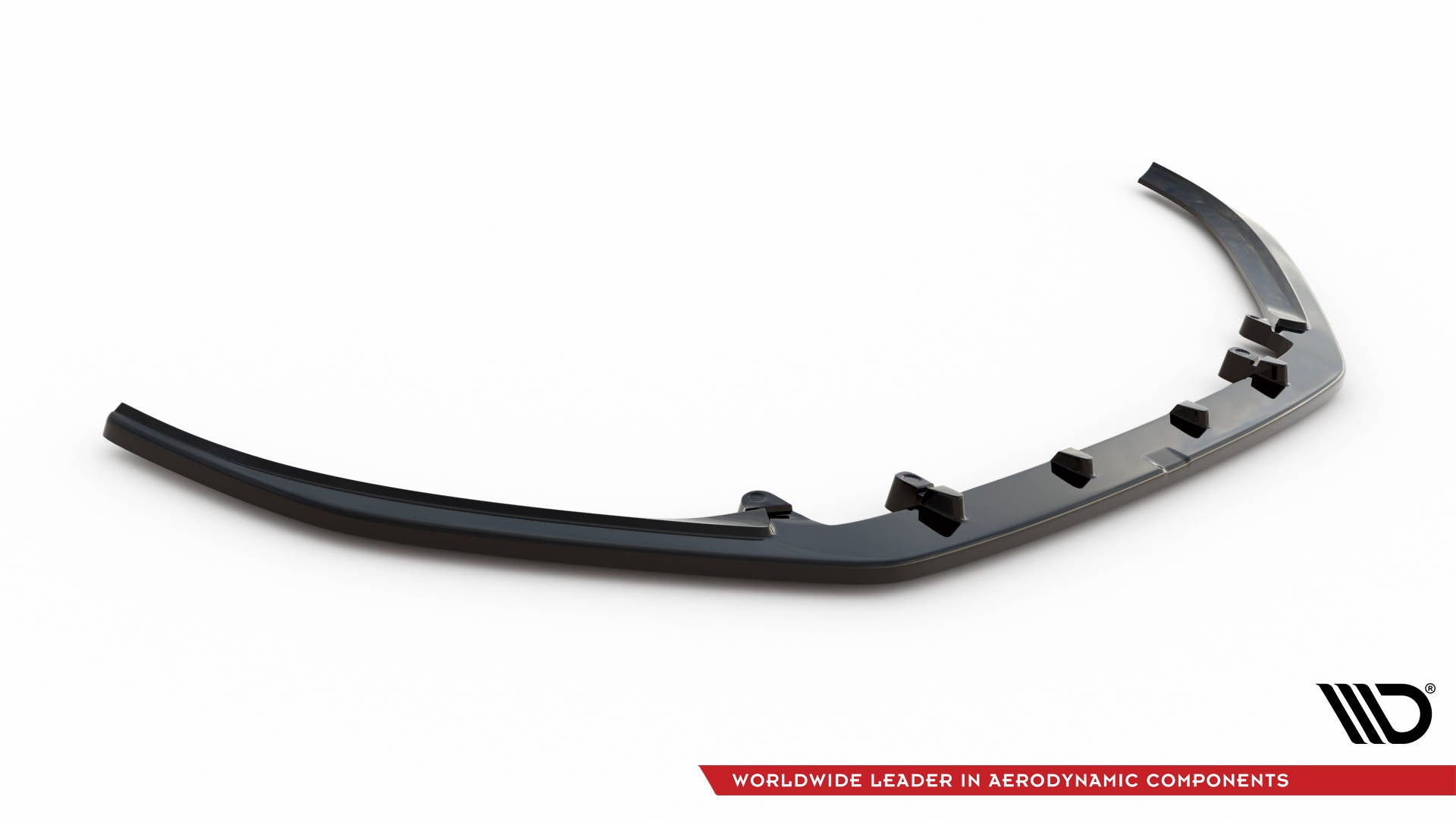 Maxton Design Street+ Spoilerlippe Front Ansatz passend für Mazda 3 Mk3 schwarz Hochglanz