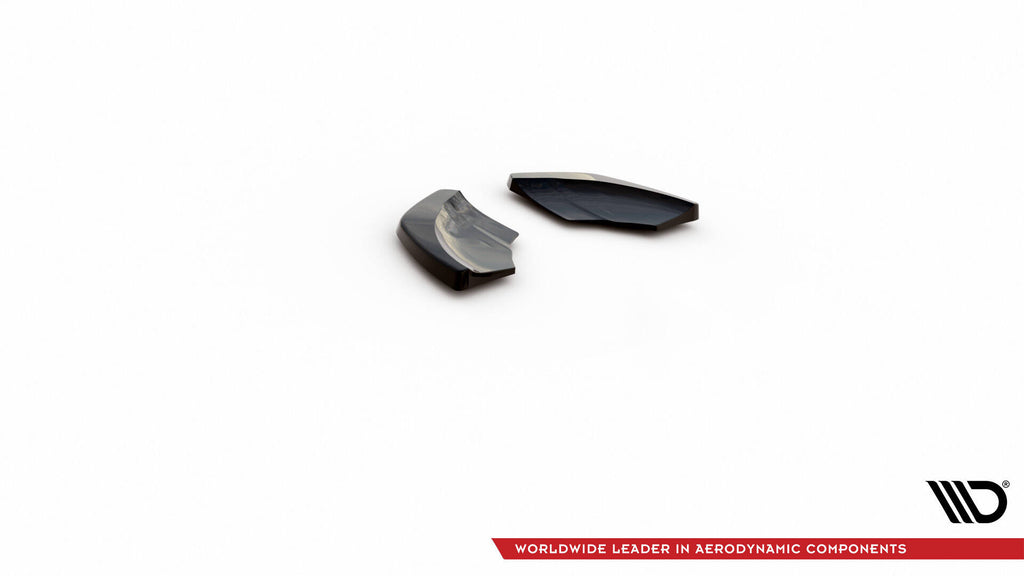Maxton Design Heck Ansatz Flaps Diffusor V.2 passend für VW Scirocco R Mk3 schwarz Hochglanz