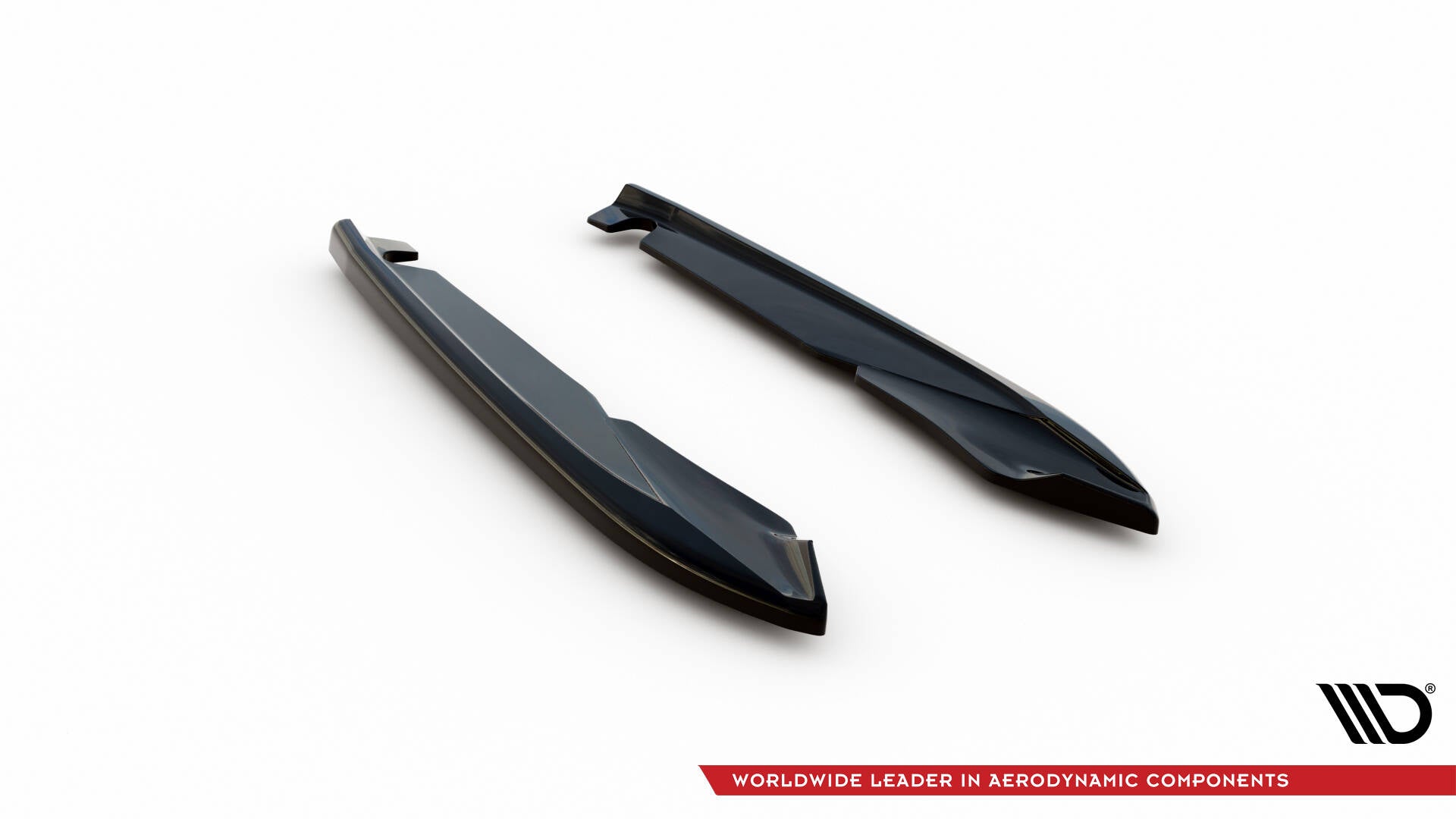 Maxton Design Heck Ansatz Flaps Diffusor V.2 passend für Seat Leon Cupra Sportstourer Mk3 schwarz Hochglanz