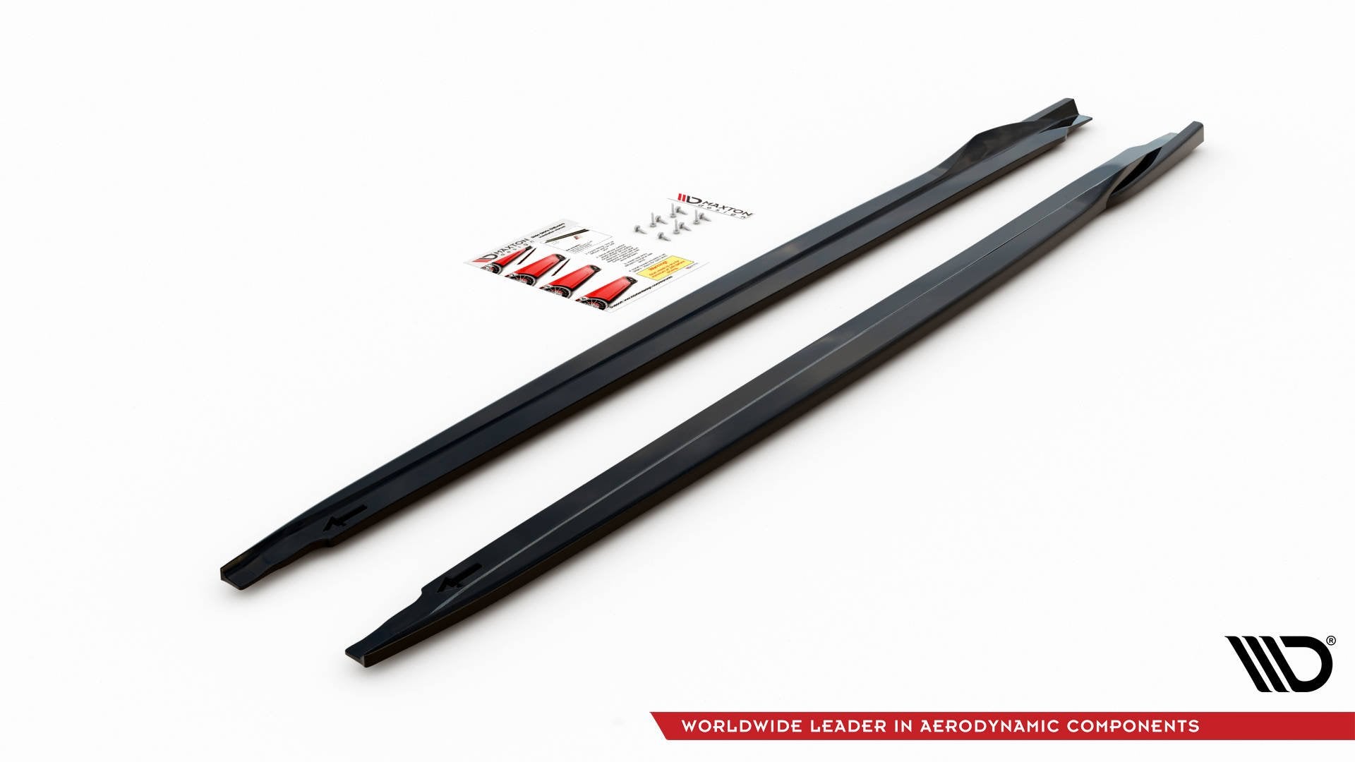 Maxton Design Street+ Seitenschweller Leisten passend für VW Up GTI schwarz Hochglanz