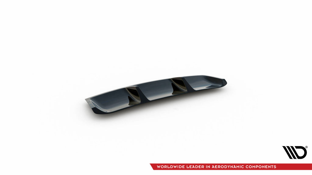 Maxton Design Diffusor Heck Ansatz V.1 passend für Skoda Superb Liftback / Combi Mk3 schwarz Hochglanz