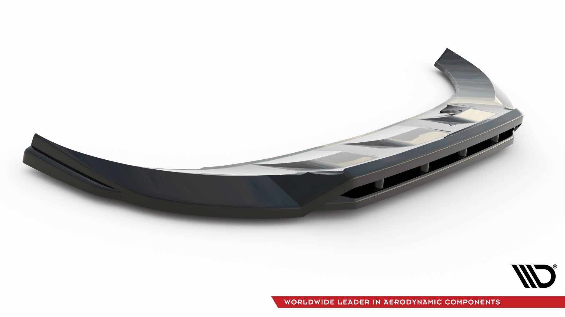 Maxton Design Street+ Spoilerlippe Front Ansatz passend für Cupra Ateca Mk1 Facelift schwarz Hochglanz