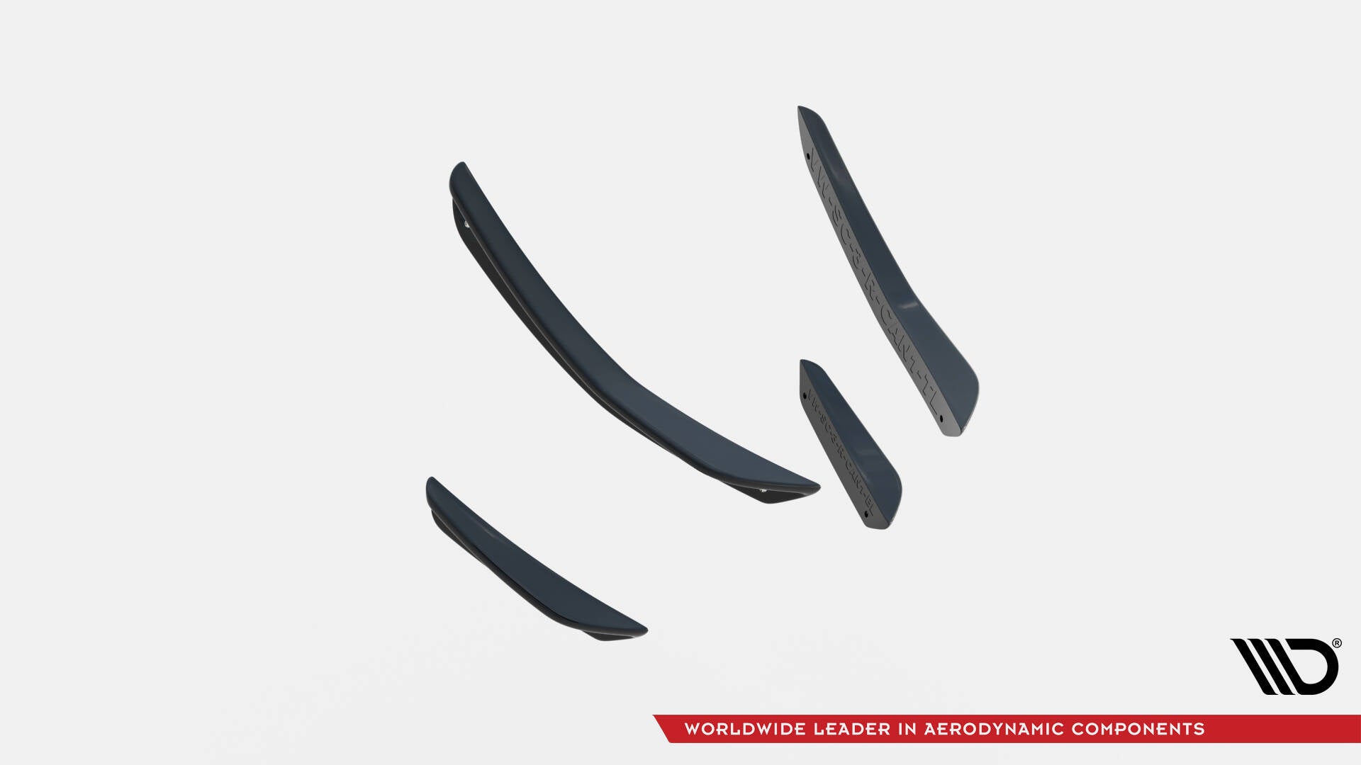 Maxton Design Stoßstangen Flaps Wings vorne Canards passend für VW Scirocco R Mk3