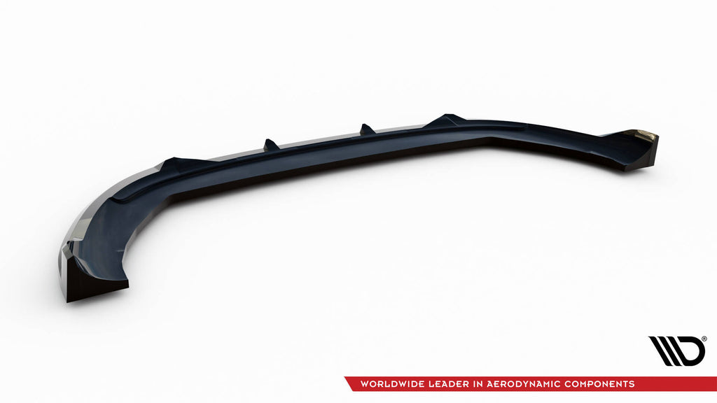 Maxton Design Street+ Spoilerlippe Front Ansatz passend für Seat Arona FR Mk1 Facelift schwarz Hochglanz