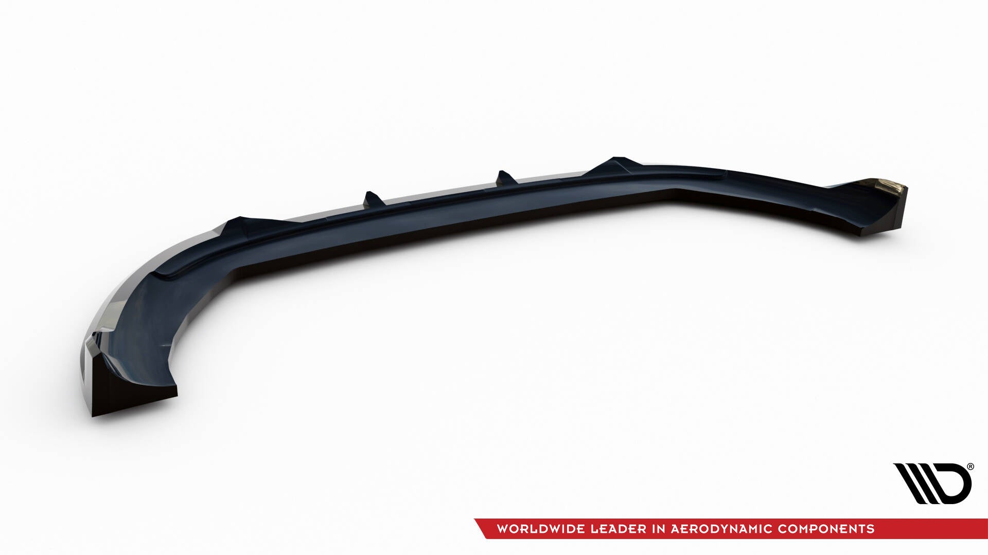 Maxton Design Street+ Spoilerlippe Front Ansatz passend für Seat Arona FR Mk1 Facelift schwarz Hochglanz