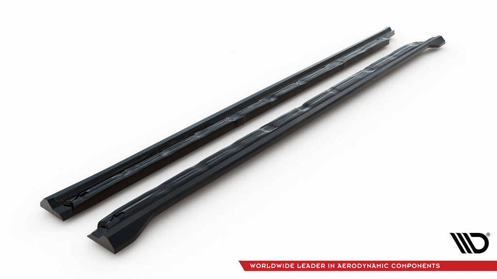 Maxton Design Street+ Seitenschweller Leisten V.2 passend für Cupra Formentor Mk1 Facelift schwarz Hochglanz