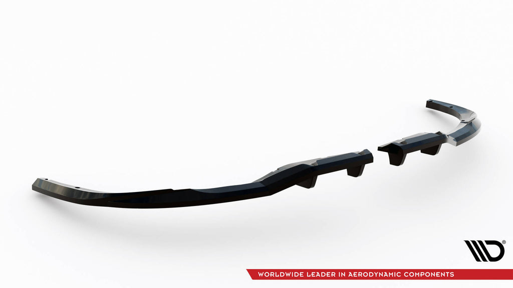 Maxton Design Street+ Mittlerer Diffusor RACE passend für Ford S-Max ST-Line Mk2 Facelift schwarz Hochglanz