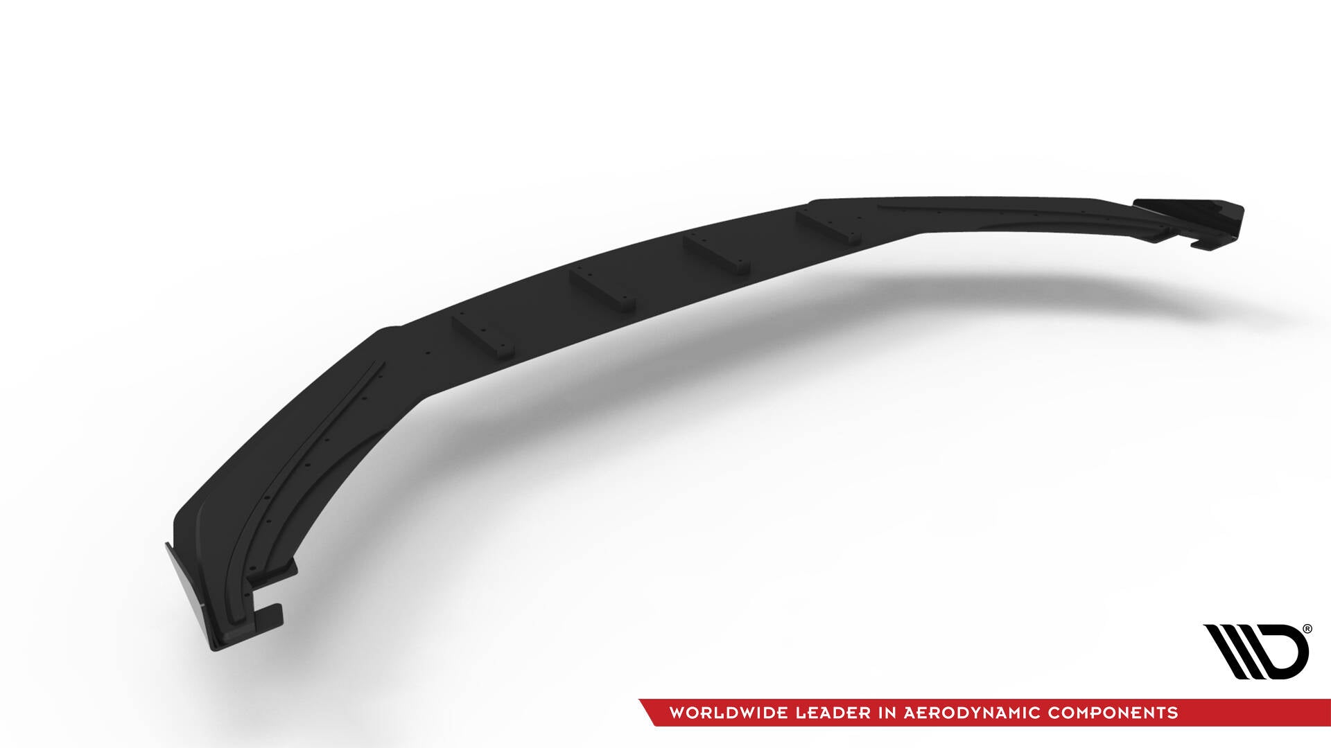 Maxton Design Street Pro Street+ Spoilerlippe Front Ansatz + Flaps passend für VW Scirocco R Mk3 schwarz Hochglanz