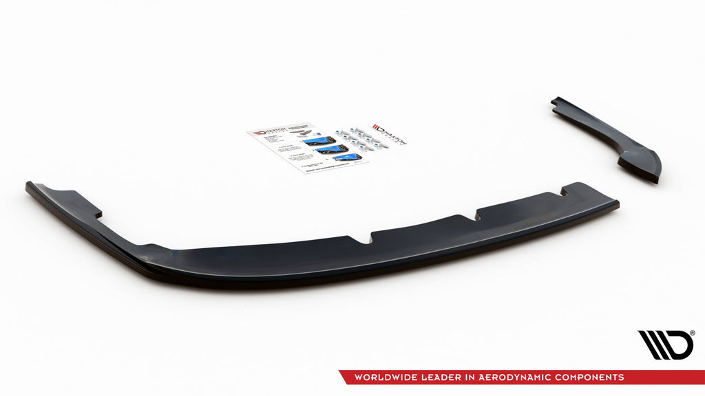 Maxton Design Heck Ansatz Flaps Diffusor passend für Kia Optima Mk4 schwarz Hochglanz