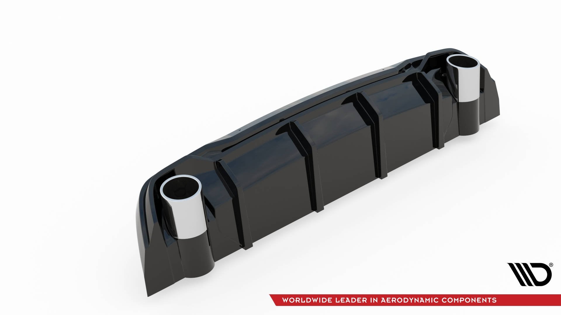 Maxton Design Diffusor Heck Ansatz + Endrohre für Peugeot 308 GT Mk2 Facelift
