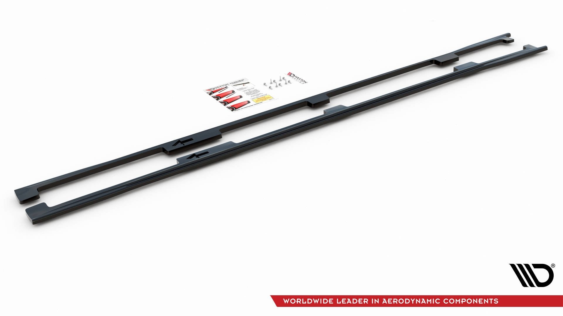 Maxton Design Street+ Seitenschweller Leisten passend für Lexus LS Long Wheelbase Mk4 Facelift schwarz Hochglanz