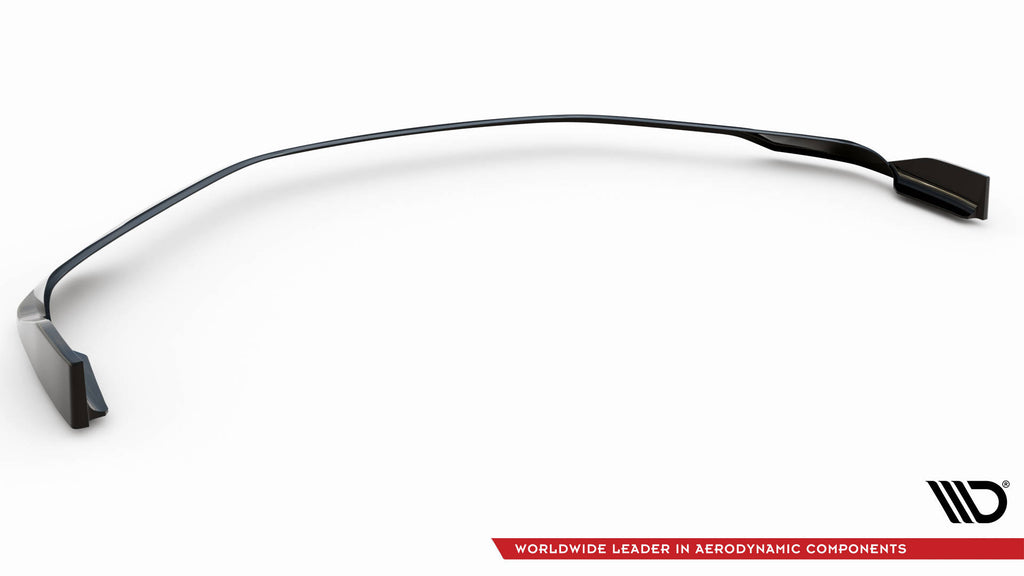Maxton Design Street+ Spoilerlippe Front Ansatz passend für Porsche 911 Turbo S 992 schwarz Hochglanz
