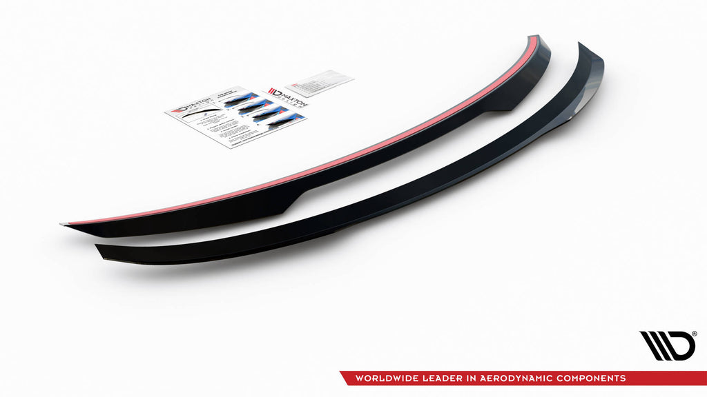 Maxton Design Spoiler CAP passend für Hyundai I40 Mk1 schwarz Hochglanz