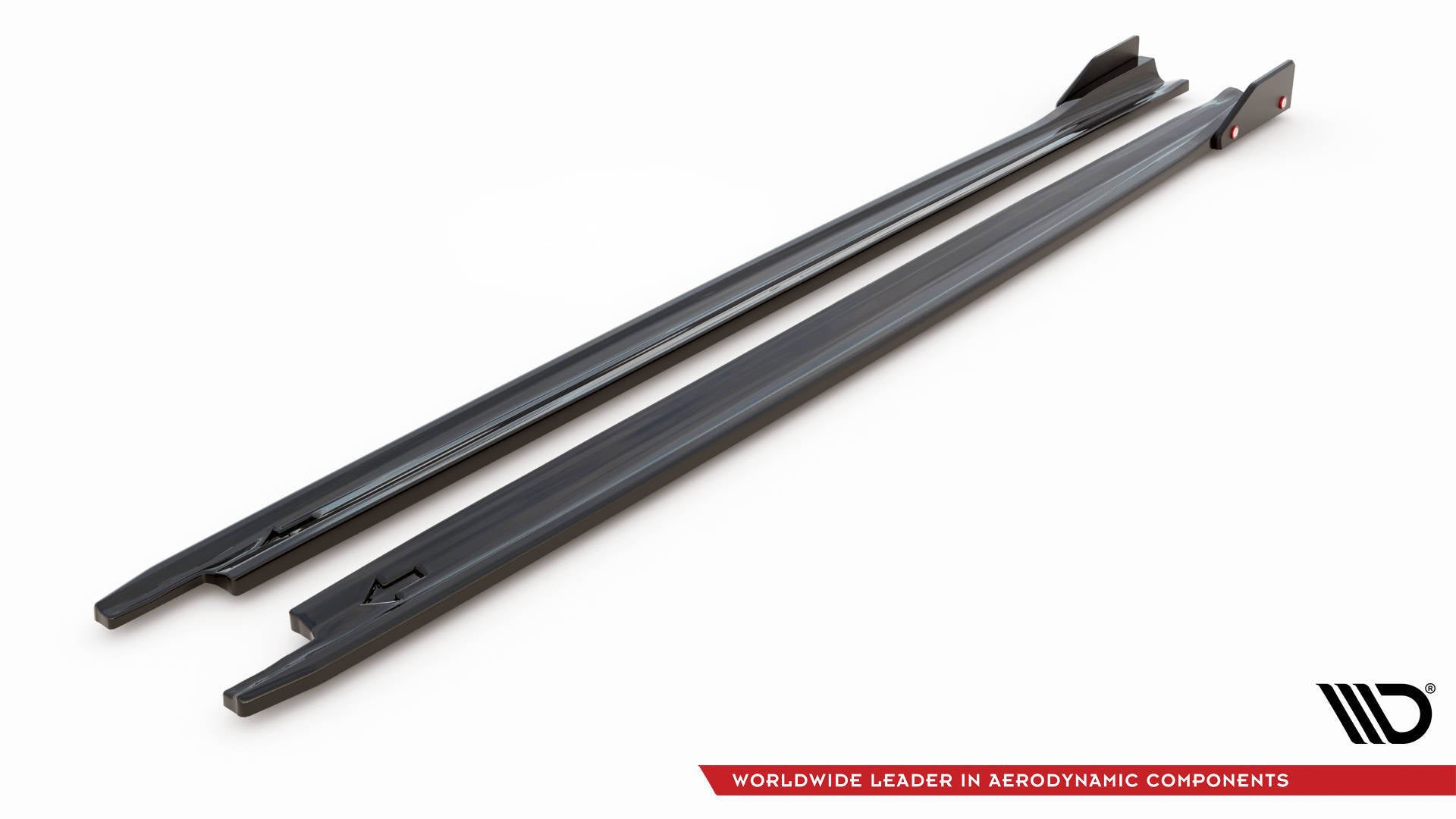 Maxton Design Street+ Seitenschweller Leisten V.2 passend für + Flaps passend für Skoda Octavia RS Liftback / Combi Mk4 Facelift