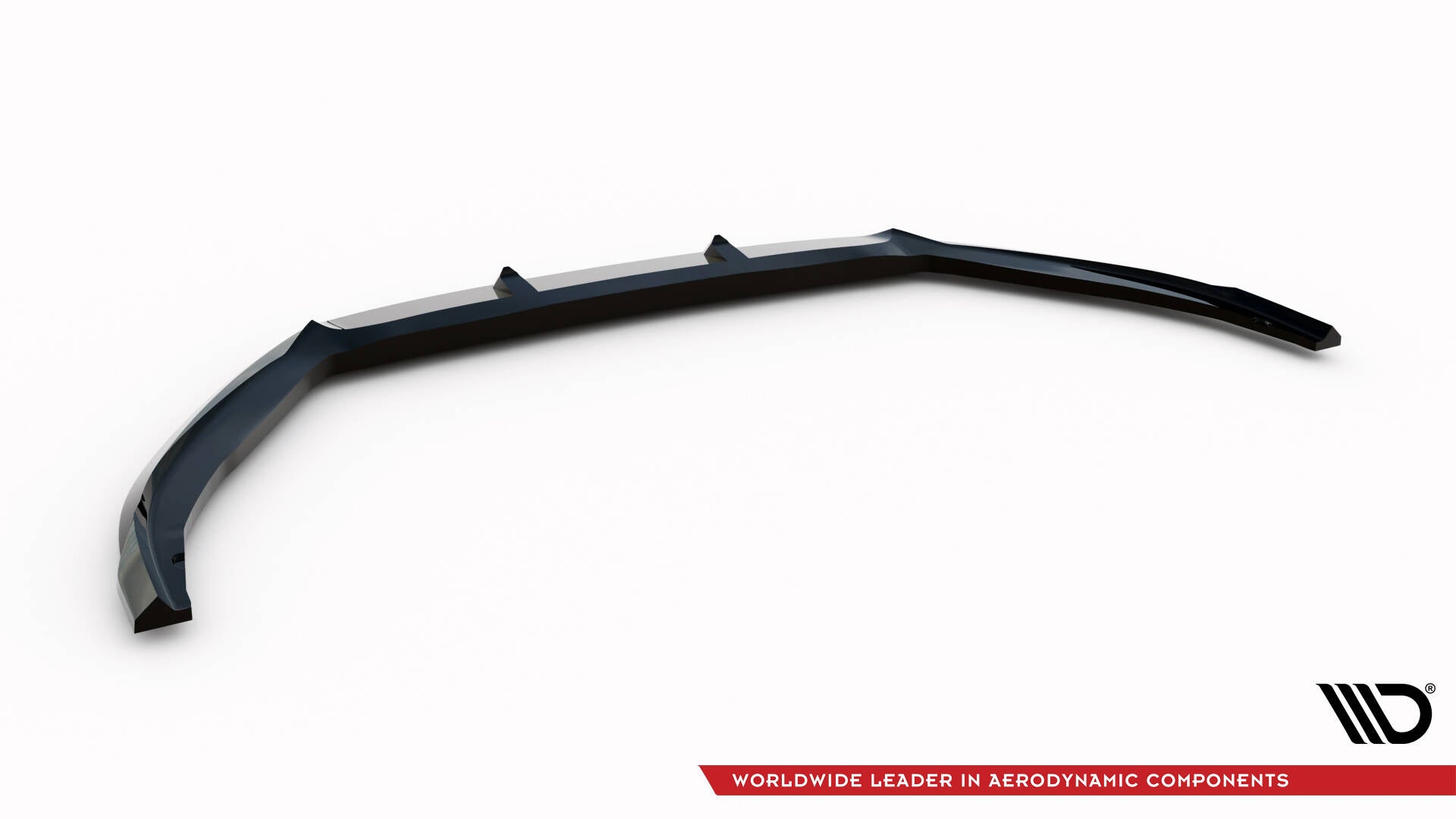 Maxton Design Street+ Spoilerlippe Front Ansatz V.1 passend für Ford Focus Vignale Mk4 schwarz Hochglanz