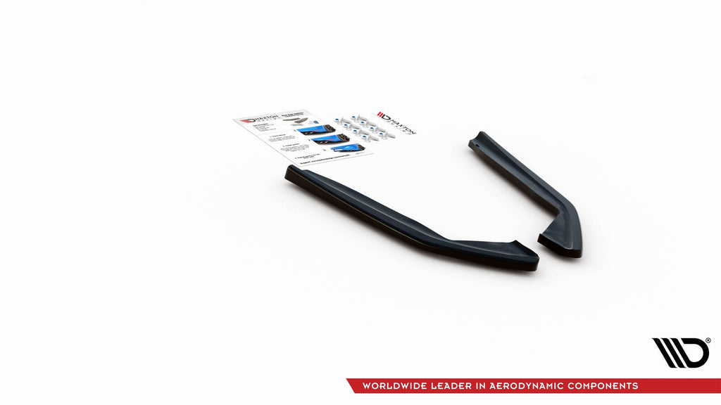 Maxton Design Heck Ansatz Flaps Diffusor V.2 passend für Honda Accord Mk7 Type-S schwarz Hochglanz