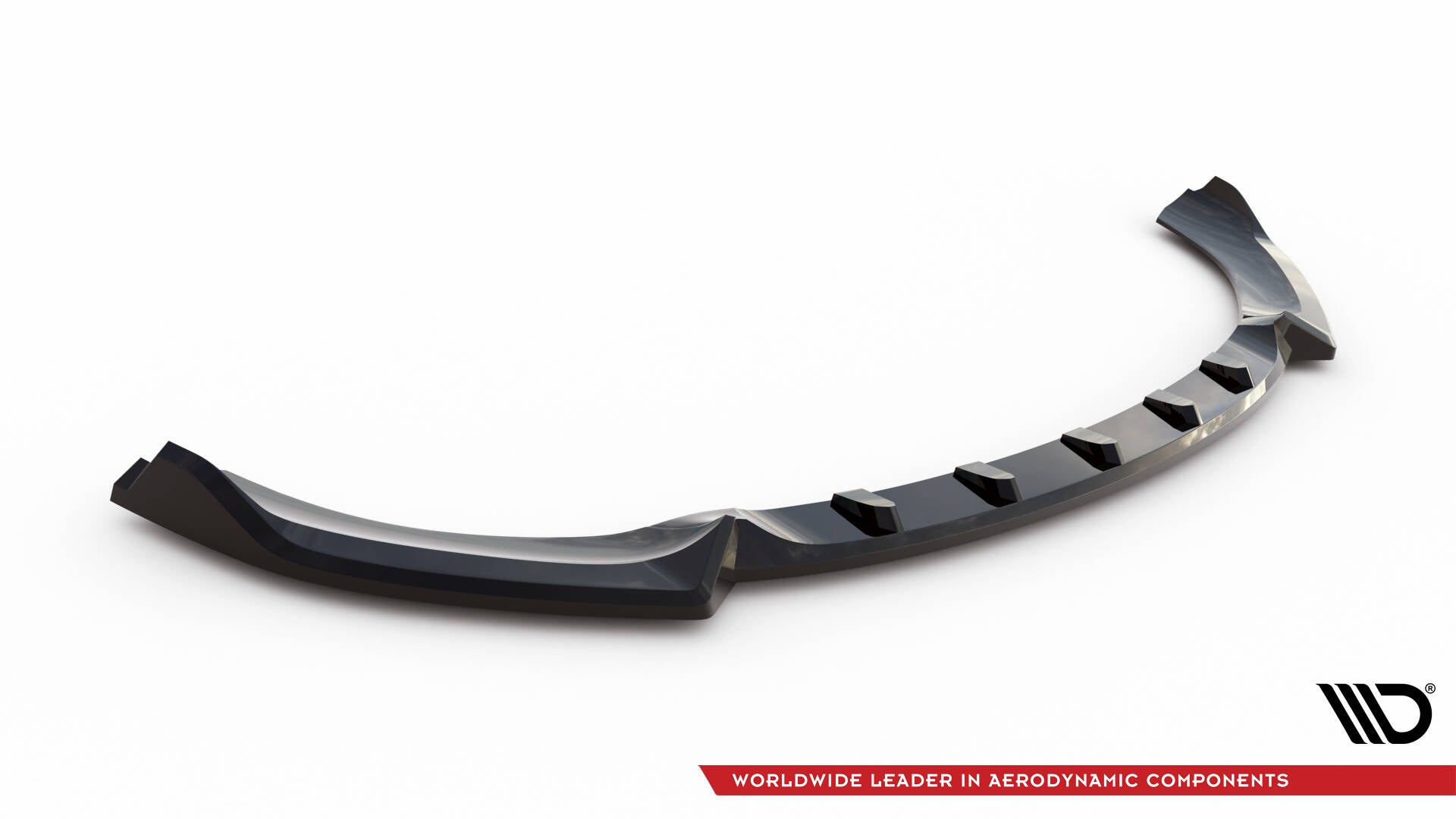 Maxton Design Street+ Spoilerlippe Front Ansatz V.2 passend für Mercedes-Benz E AMG-Line Limousine / Kombi W214 schwarz Hochglanz