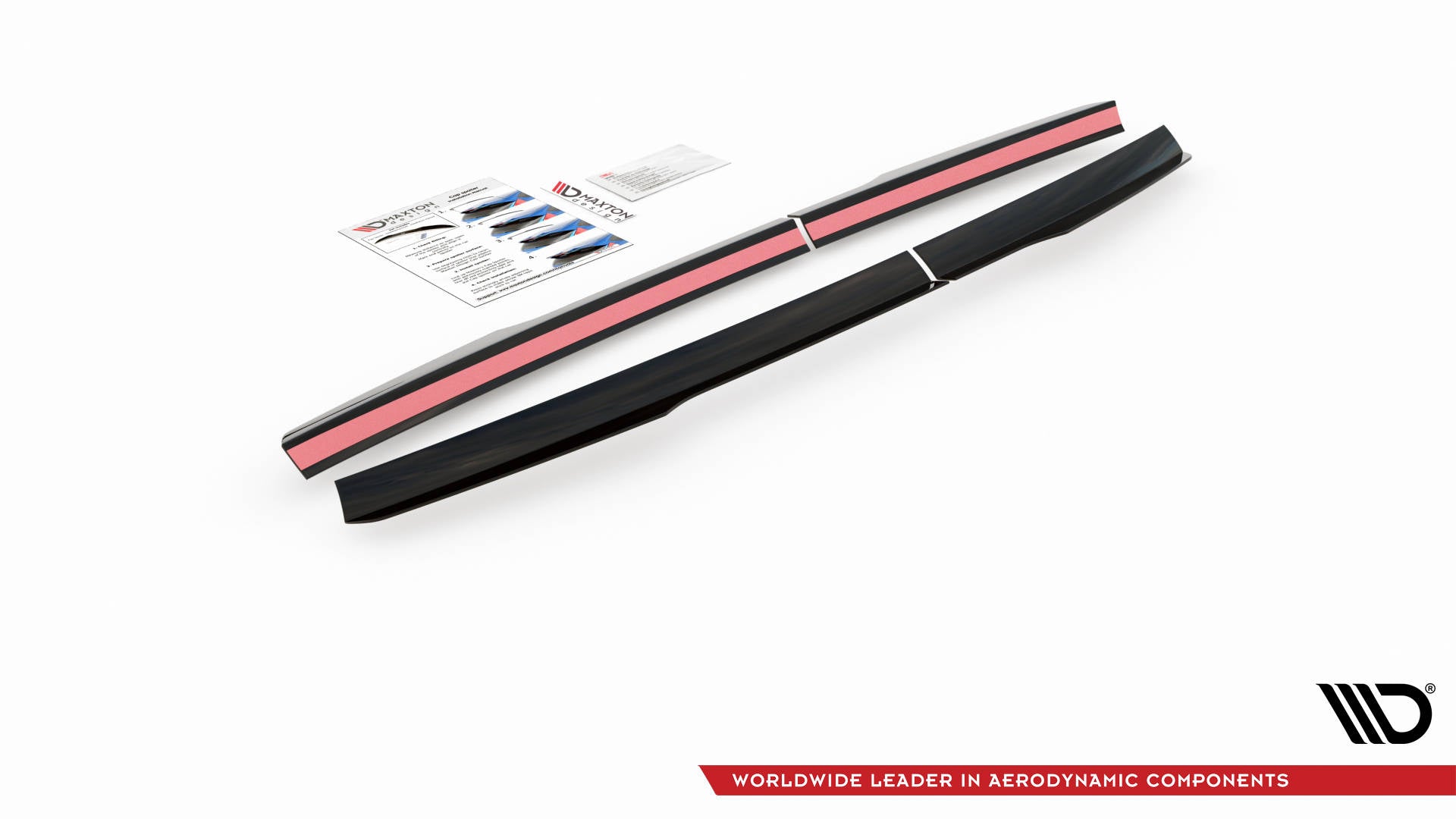 Maxton Design Spoiler CAP passend für VW Caddy Mk3 Facelift schwarz Hochglanz