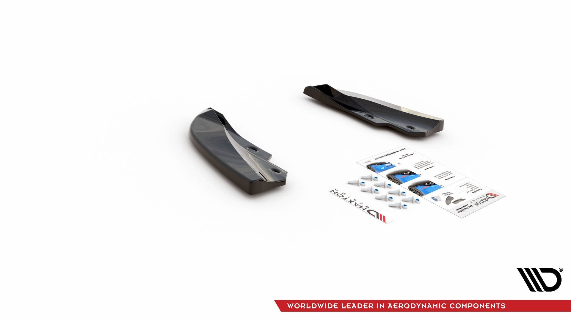 Maxton Design Heck Ansatz Flaps Diffusor V.1 passend für Cupra Formentor VZ Mk1 / Mk1 Facelift schwarz Hochglanz