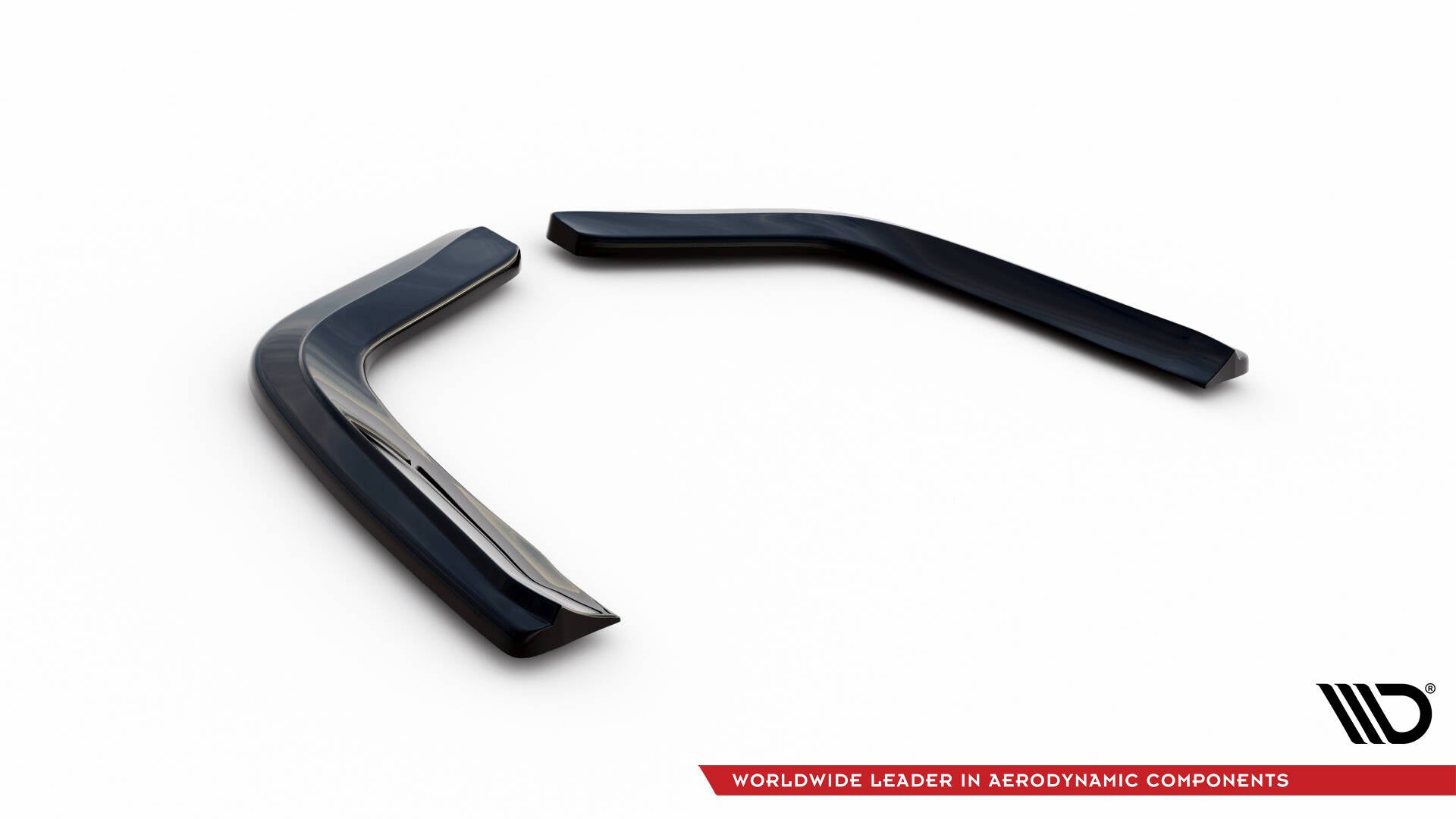 Maxton Design Heck Ansatz Flaps Diffusor passend für Porsche Panamera GTS 971 schwarz Hochglanz
