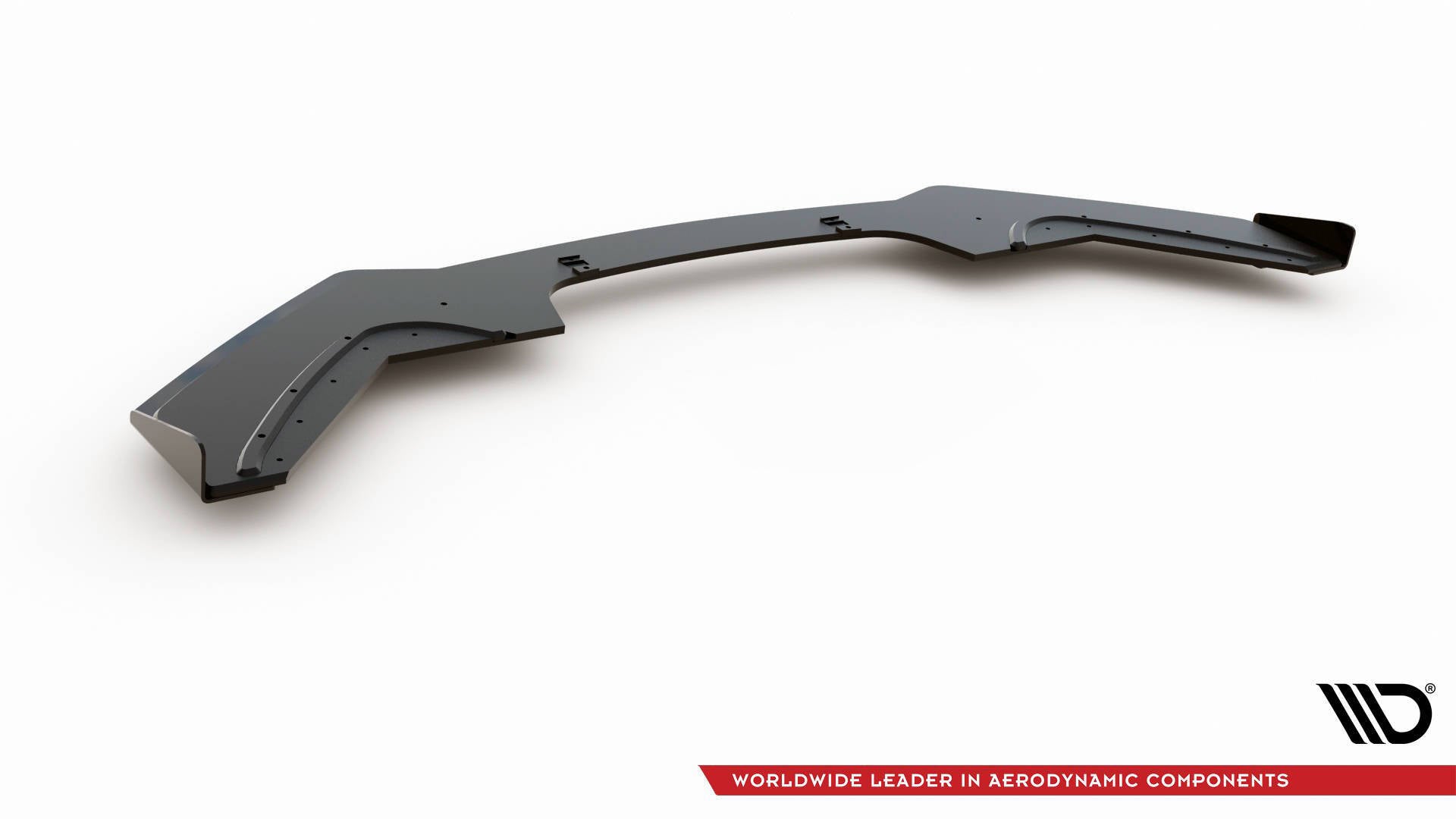 Maxton Design Street Pro Street+ Spoilerlippe Front Ansatz passend für V.3 + Flaps passend für BMW 1er F20 M-Paket Facelift / M140i schwarz Hochglanz