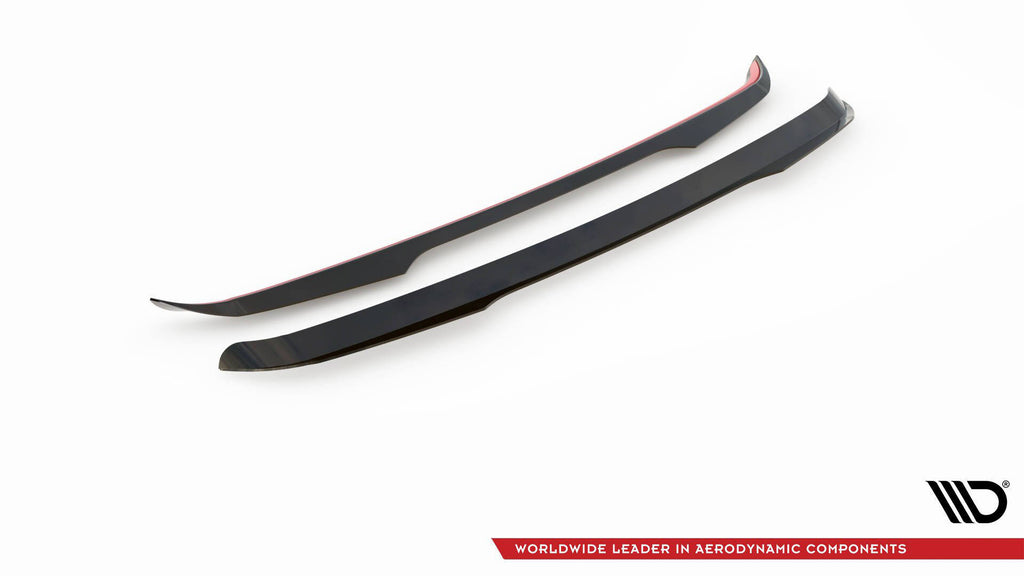 Maxton Design Spoiler CAP passend für Toyota GR Yaris Mk4 Facelift schwarz Hochglanz
