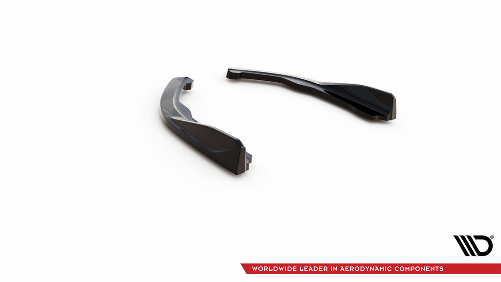 Maxton Design Heck Ansatz Flaps Diffusor V.1 passend für BMW 2 Coupe M-Paket G42 schwarz Hochglanz