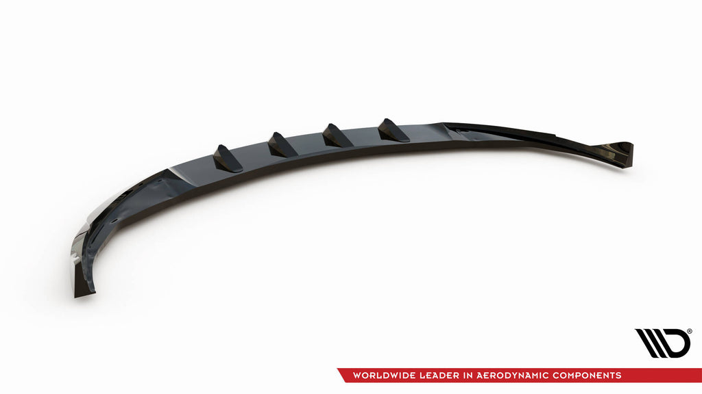 Maxton Design Street+ Spoilerlippe Front Ansatz V.1 passend für BMW Z4 E89 schwarz Hochglanz