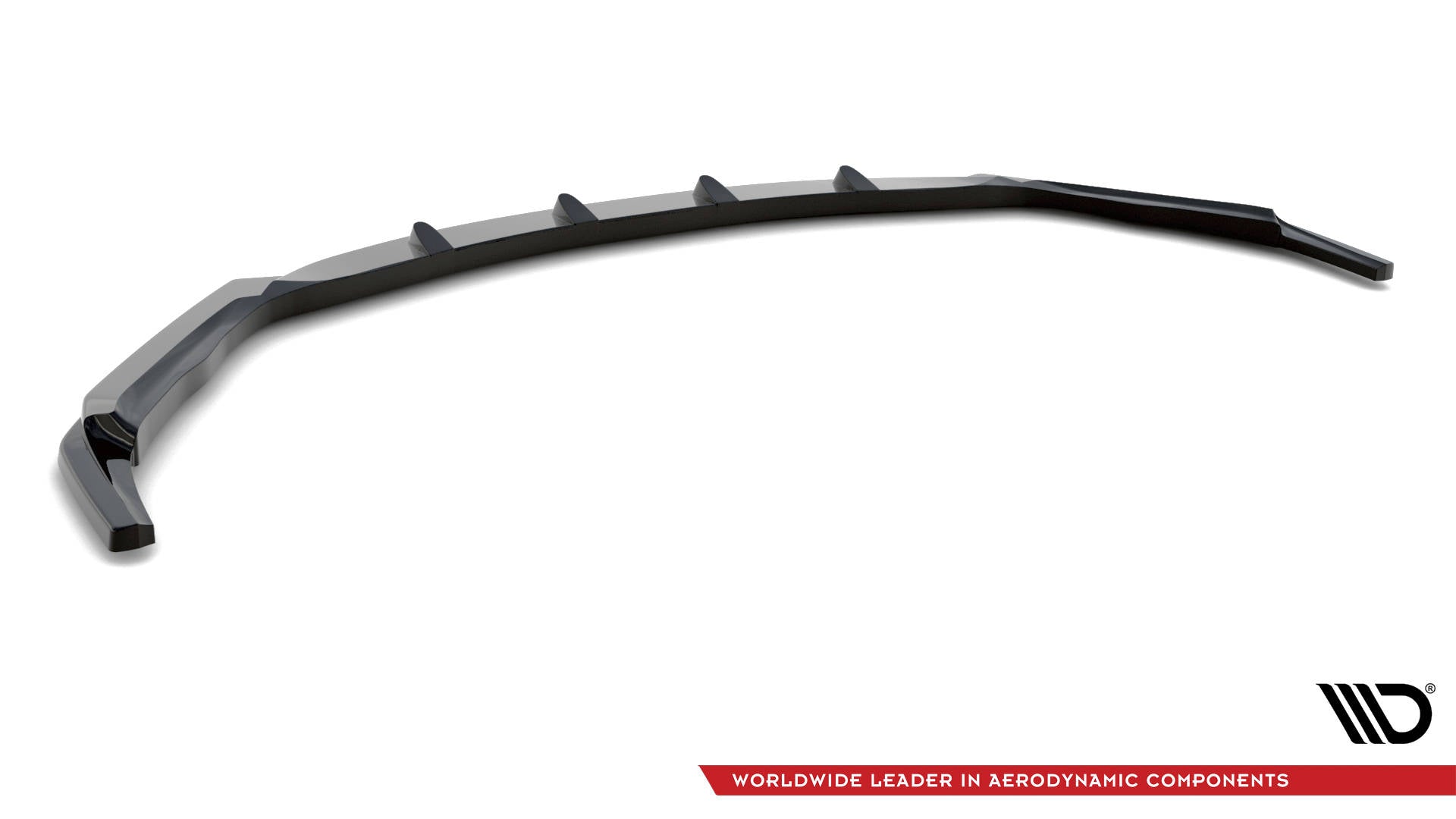 Maxton Design Street+ Spoilerlippe Front Ansatz V.2 passend für Lexus GS F Mk4 Facelift schwarz Hochglanz