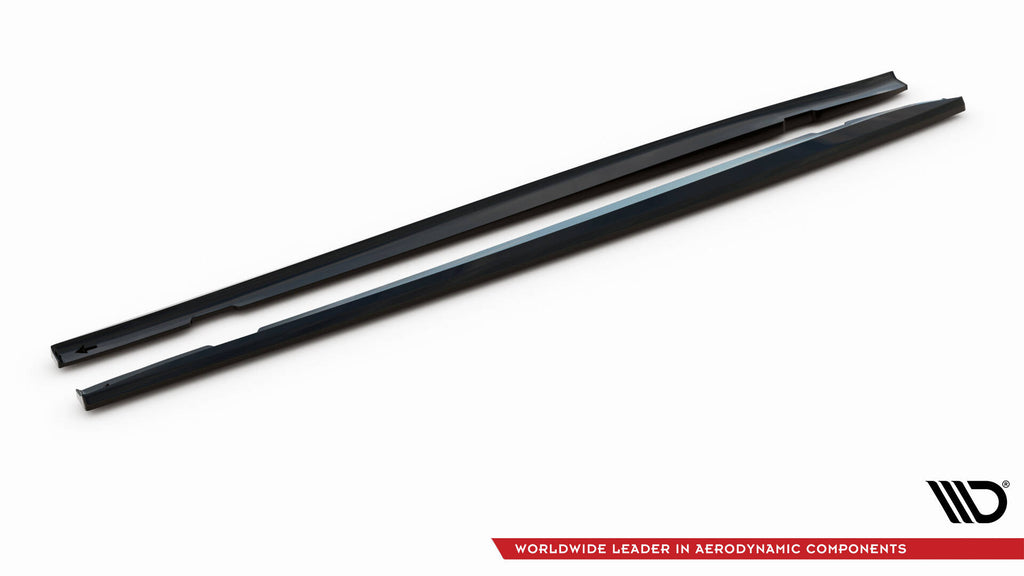 Maxton Design Street+ Seitenschweller Leisten passend für Opel Insignia OPC-Line Mk1 schwarz Hochglanz