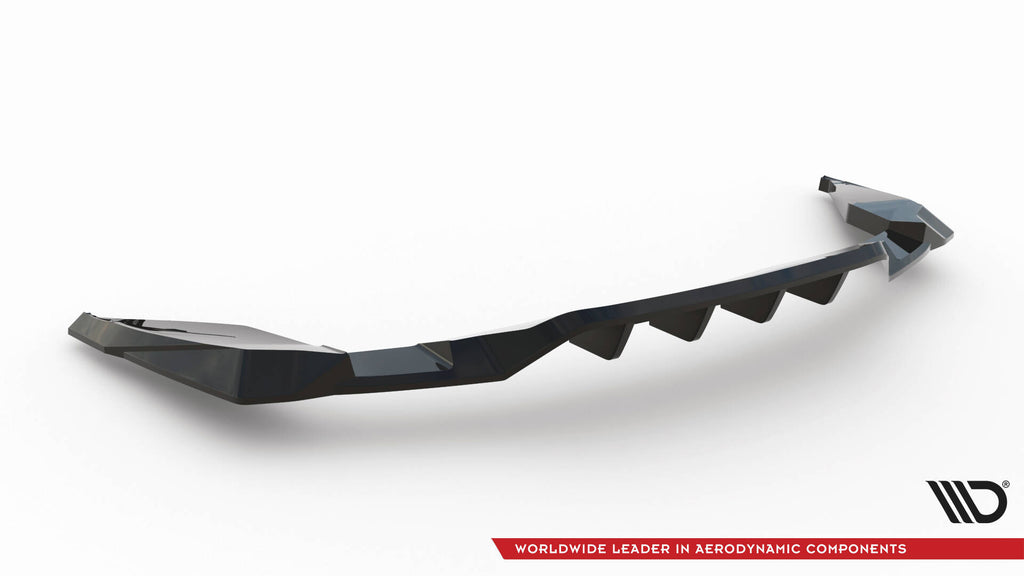 Maxton Design Street+ Mittlerer Diffusor RACE passend für Chevrolet Camaro SS Mk6 Facelift schwarz Hochglanz