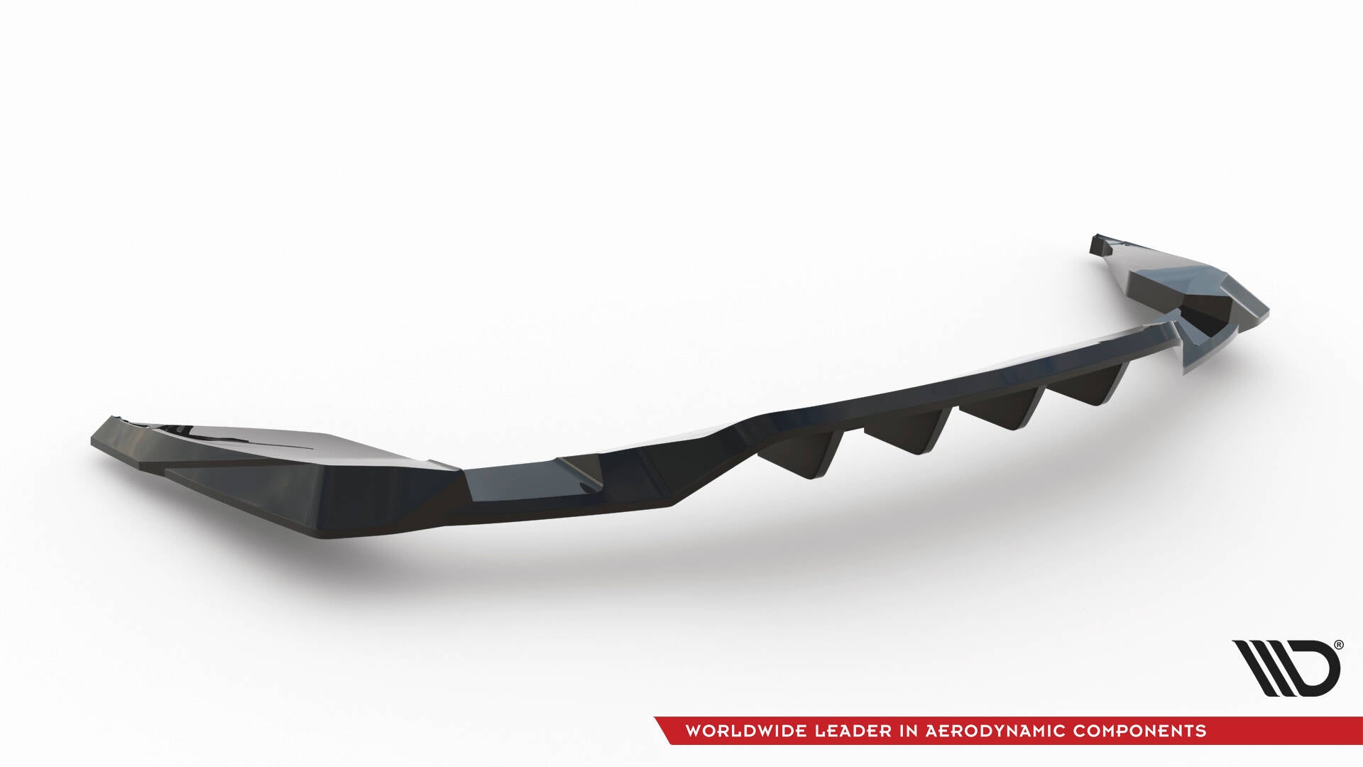 Maxton Design Street+ Mittlerer Diffusor RACE passend für Chevrolet Camaro SS Mk6 Facelift schwarz Hochglanz