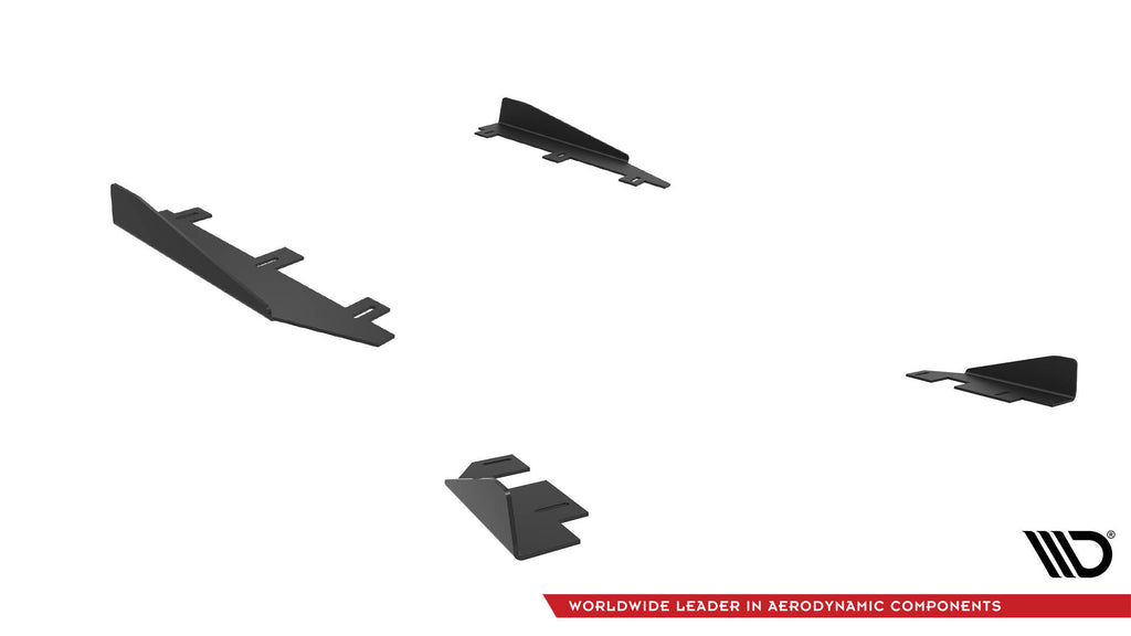 Maxton Design Seitenschweller Flaps passend für Subaru BRZ Mk2 schwarz Hochglanz