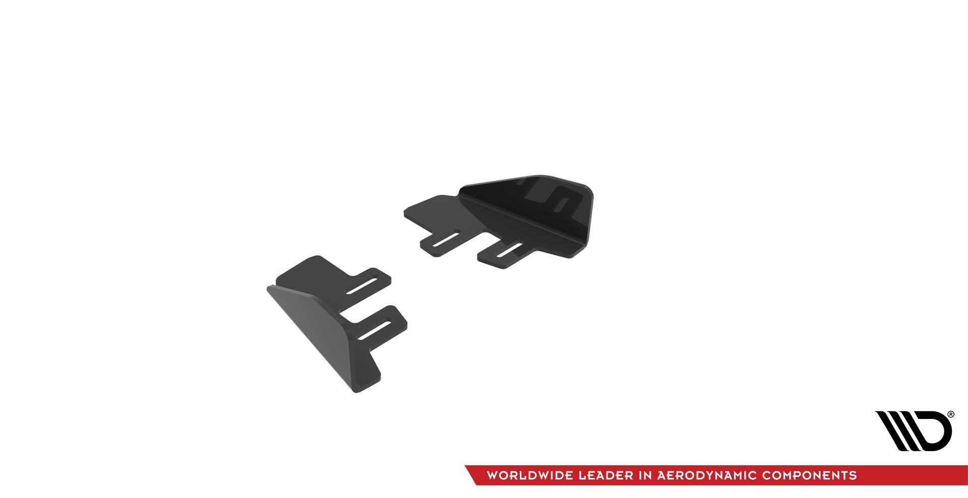 Maxton Design Hintere Seiten Flaps passend für VW Golf R Mk7 Facelift schwarz Hochglanz