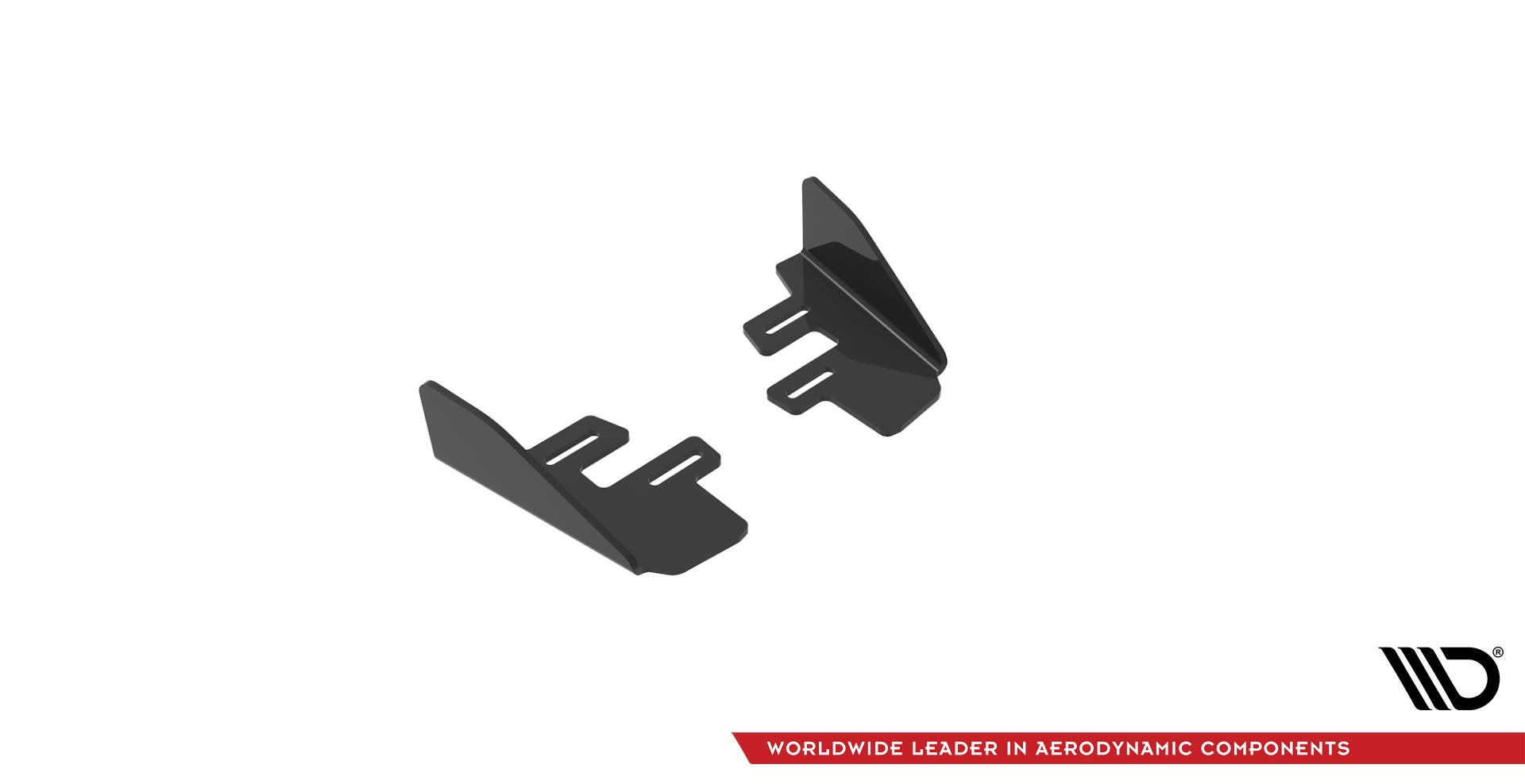 Maxton Design Hintere Seiten Flaps passend für VW Golf R Mk7 Facelift schwarz Hochglanz