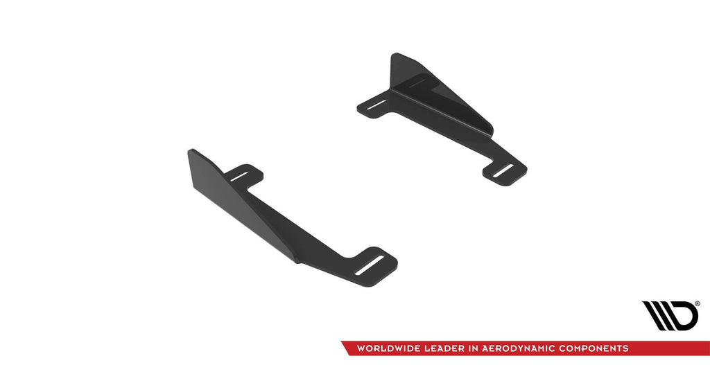 Maxton Design Seitenschweller Flaps passend für VW Golf R / R-Line Mk7 Facelift schwarz Hochglanz