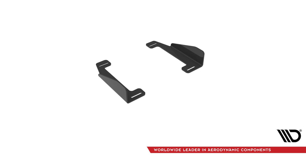 Maxton Design Seitenschweller Flaps passend für VW Golf R / R-Line Mk7 Facelift schwarz Hochglanz