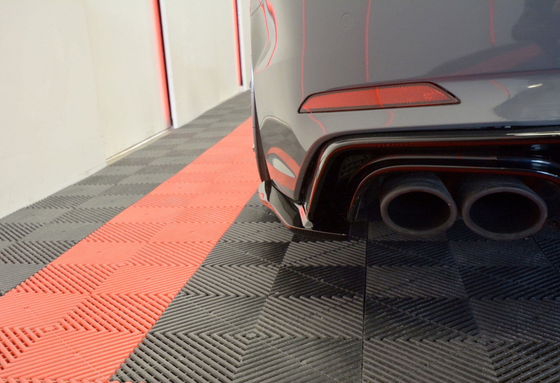Maxton Design Heck Ansatz Flaps Diffusor passend für Audi S5 F5 Coupe