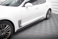 Maxton Design Street+ Seitenschweller Leisten passend für Kia Stinger GT / GT-Line / Standard Mk1 schwarz Hochglanz